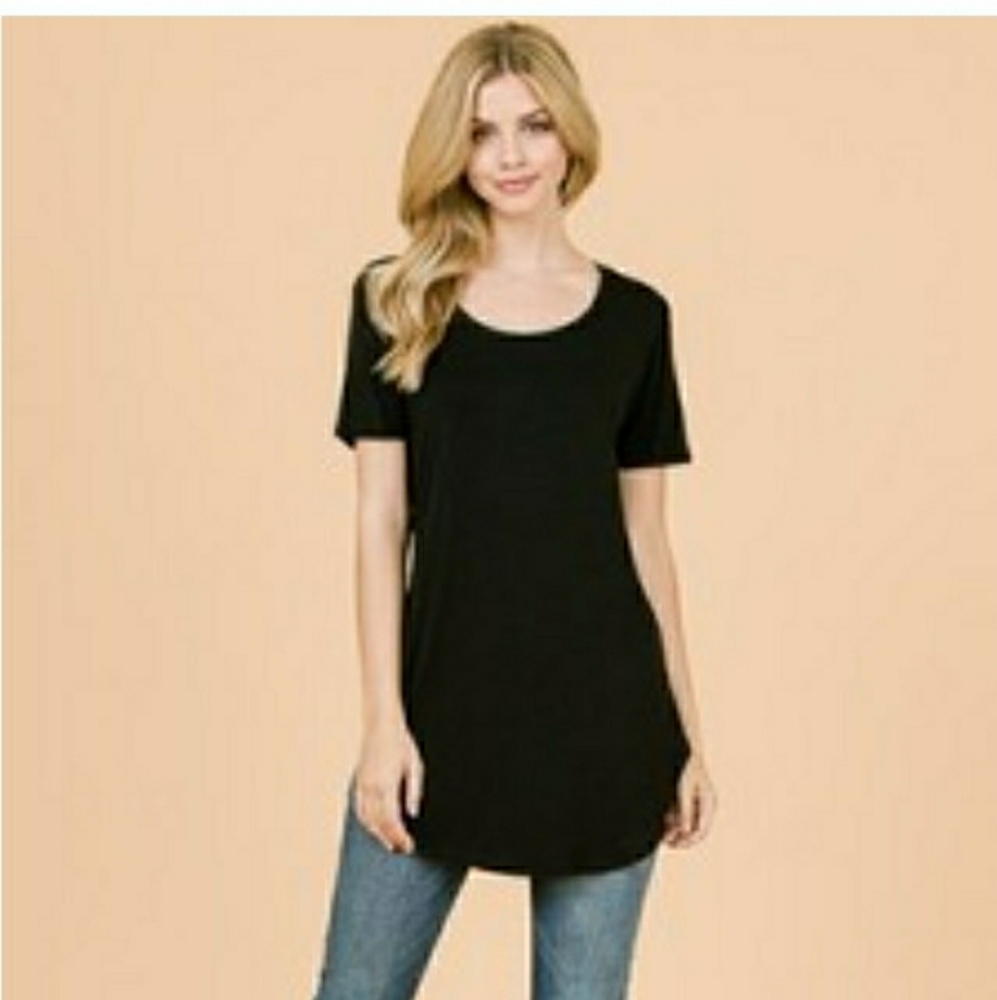 Emma's Closet Modal R-Neck Short Slv Tshir…